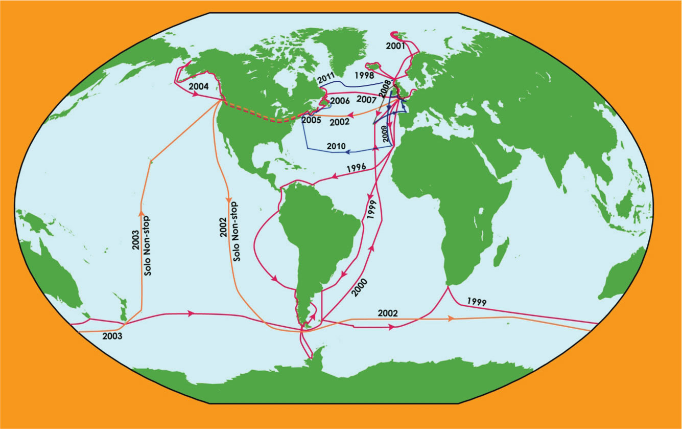 map Cruising in Taonui 1996 - 2013